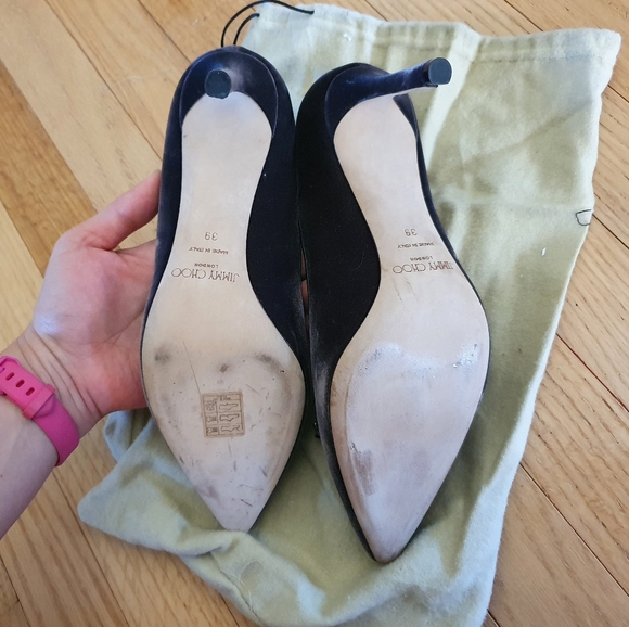 Jimmy Choo Marvel 85 Pumps - Picture 7 of 8